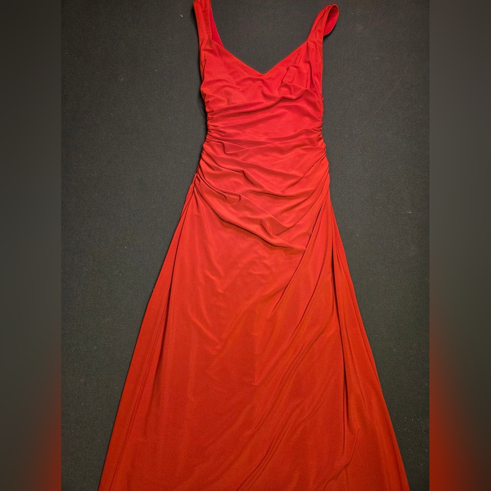 Elegant Red Hot Evening Dress